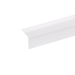 Cover for Corner profile 10, square, length 100cm, matt