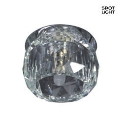 Indbygningslampe Cristaldream kugleformet Mnster 2 krom, 1x28W G9 IP20