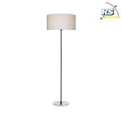 Floor lamp LEILA, 1xE27, base chrome, shade dots