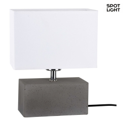 Table luminaire  STRONG DOUBLE, E27, white shade