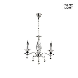 Chandelier NOSTRA Ceiling luminaire, 3 flame, chrome