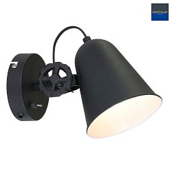 AN Væglampe DOLPHIN, 1-flamme, sort