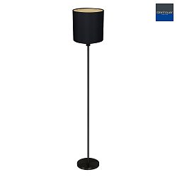 floor lamp NOOR 1 flame E27 IP20, black dimmable