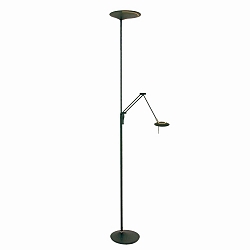 Steinhauer Standerlampe ZODIAC LED, 2-flammer, med l�searm, sort