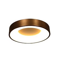 Loftlampe RINGLEDE LED rund LED IP20, bronze, hvid d�mpbar