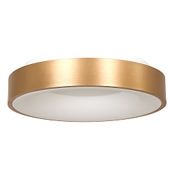 Loftlampe RINGLEDE - � 48CM stor, rund, direkte / indirekte IP20, guld d�mpbar