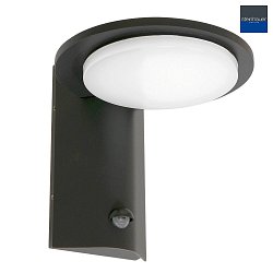 Steinhauer Outdoor wall luminaire, LED, 1 flame, 7W, 2700K, IP54, black