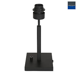 table lamp STANG up, square, short, with switch, without shade E27 IP20, black matt dimmable
