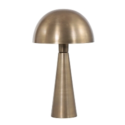 Bordlampe PIMPERNEL down, rund, med afbryder, med stik, konisk E27 IP20, bronze 