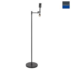 floor lamp STANG without shade, with jointed arm, with LED spot LED + E27 IP20, black matt dimmable