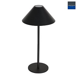 table lamp ANCILLA up / down, with USB connection, with accumulator, with touch dimmer IP54, black matt dimmable
