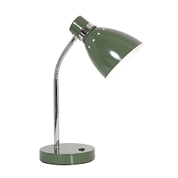 Bordlampe SPRING vipbar E27 IP20, gr�n 