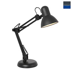 table lamp STUDY tiltable E27 IP20, black