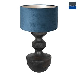 table lamp LYONS S E27 IP20, blue, black
