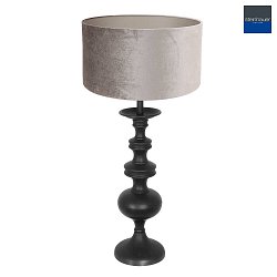 table lamp LYONS C E27 IP20, black, silver