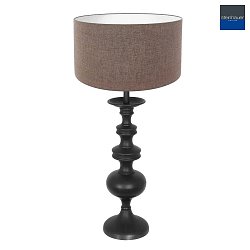 table lamp LYONS C E27 IP20, mud, black