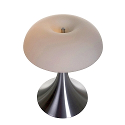 Steinhauer Table lamp ANCILLA, 1 flame, glass, steel