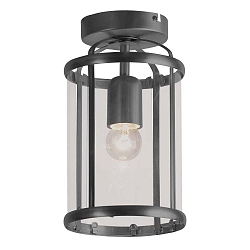 ceiling luminaire PIMPERNEL E27 IP20, black dimmable