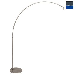 floor lamp SPARKLED LIGHT with switch, without shade, with plug, adjustable E27 IP20, steel brushed dimmable
