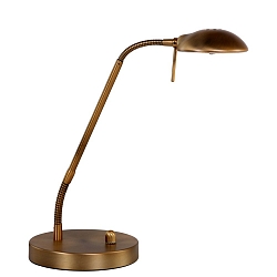Mexlite Bordlampe BIRON, 1-flamme, bronze