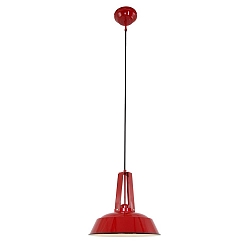 Mexlite Pendant luminaire EDEN, 1 flame, 42cm, rot