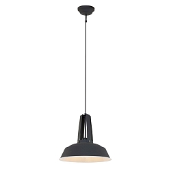 Mexlite Pendel EDEN, 1-flamme, 42cm, sort
