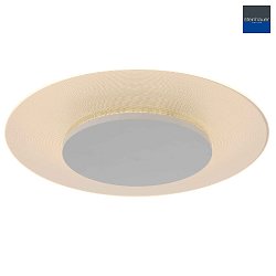 ceiling luminaire LIDO round, medium, indirect, perforated IP20, white matt dimmable