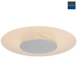 ceiling luminaire LIDO large, round, indirect, perforated IP20, white matt dimmable