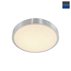 outdoor ceiling luminaire GALAXY cylindrical, medium, switchable IP44, steel brushed 