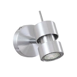 Spot NATASJA 1-flamme, Dim-To-Warm, justerbar GU10 IP20, st�l b�rstet d�mpbar
