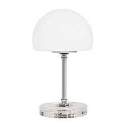 Bordlampe ANCILLA MUSHROOM lang, med skiftefunktion G9 IP20, chrom, poleret d�mpbar