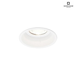 Recessed spot DEEP 1.0 MR16, 12V, GU5.3, QR-CBC51 max. 12W, with standard springs, white