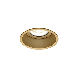 Indbygningslampe DEEP 1.0 PAR16 rund, med bladfjedre GU10 IP20, champagne CRI 90