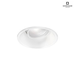Recessed spot DEEP ADJUST 1.0 MR16, 12V, GU5.3, QR-CBC51 max. 12W, with standard springs, white