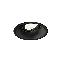 Downlight DEEP ADJUST 1.0 med bladfjedre GU10 IP20, sort d�mpbar