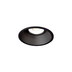 Recessed spot DEEP IP44 1.0 PAR16, GU10 max. 12W, with leaf springs, black