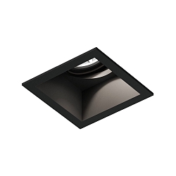 Indbygget spotlys PLANO 1.0 - LED 1-flamme, kardanisk drejning, med klemfjedre IP20, mat, kulsort d�mpbar