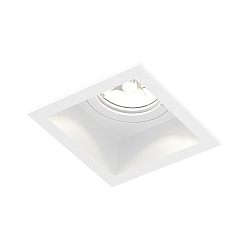 Indbygget spotlys PLANO IP44 1.0 - LED 1-flamme, stiv, med klemfjedre IP44 / IP20, mat, trafik hvid d�mpbar
