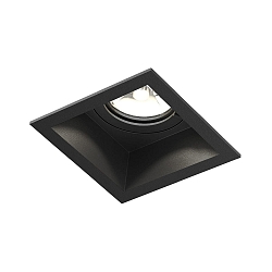 Indbygnings loftlampe PLANO 1-flamme IP44, sort d�mpbar