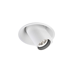 recessed luminaire BLIEK ROUND CEILING REC 1.0 IP20, white matt  8,7W 735lm 2700K 20-40� 20-40� CRI 90-100