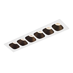 Indbygningslampe PIRRO PETIT CEILING REC 6.0 IP20, sort mat, hvid mat 14W 680lm 2700K 20-40� 20-40� CRI 90-100
