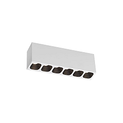 Spot PIRRO PETIT CEILING SURF 6.0 IP20, sort mat, hvid mat 