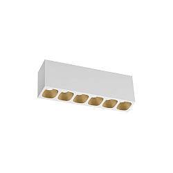 Spot PIRRO PETIT CEILING SURF 6.0 IP20, champagne, hvid mat 