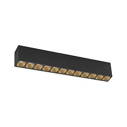 Spot PIRRO PETIT CEILING SURF 12.0 IP20, champagne, sort mat 