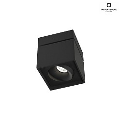 Ceiling luminaire SIRR0 1.0 PAR16, GU10 max. 12W, rotatable and swivelling, black