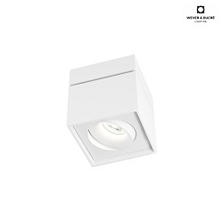Ceiling luminaire SIRR0 1.0 PAR16, GU10 max. 12W, rotatable and swivelling, white