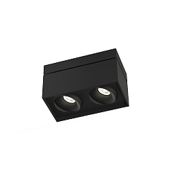 Ceiling luminaire SIRR0 2.0 PAR16, 2x GU10 max. 12W, rotatable and swivelling, black