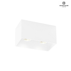 Ceiling luminaire BOX 2.0 PAR16, 2x GU10 max. 12W, white