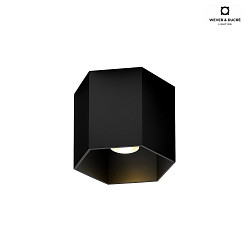 Ceiling luminaire HEXO 1.0 PAR16, GU10 max. 12W, black