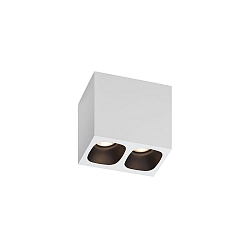 Downlight PIRRO 2.0 2-flammer IP20, sort d�mpbar